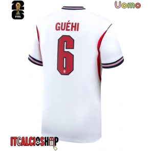 Inghilterra Marc Guehi #6 Prima Maglia Mondiali 2026 Manica Corta
